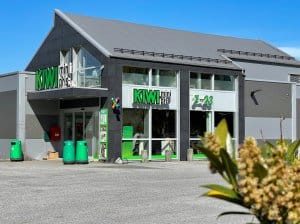 Ca. 5 min med bil til Kiwi Moberg
