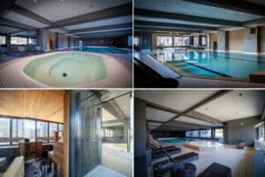 samt et innbydende bassengområde med jacuzzi og sauna. Fasiliteter som bidrar til en meget komfortabel og innholdsrik fritid for kjøper.